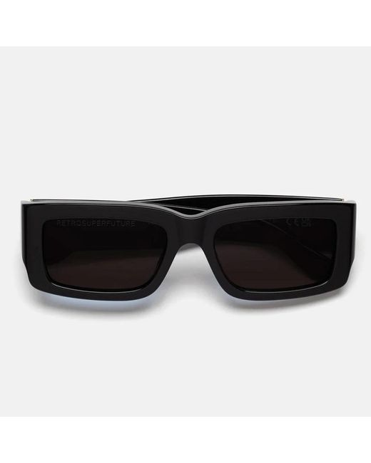 Retrosuperfuture Black Sunglasses
