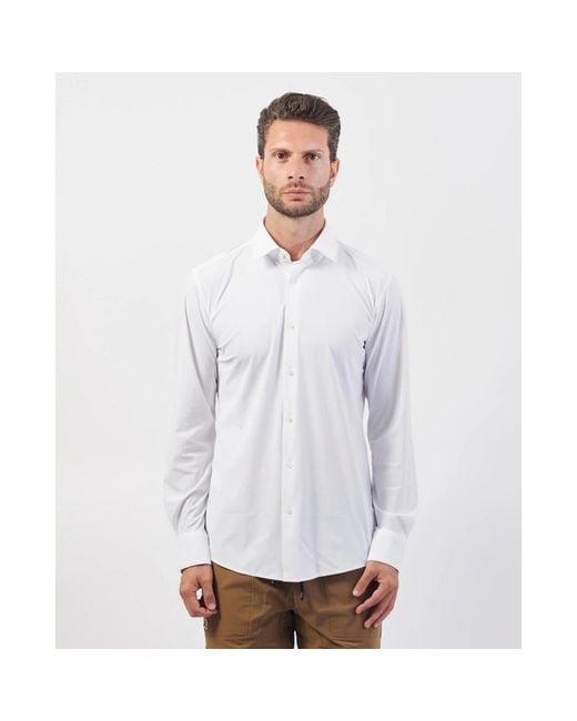 Boss White Formal Shirts for men