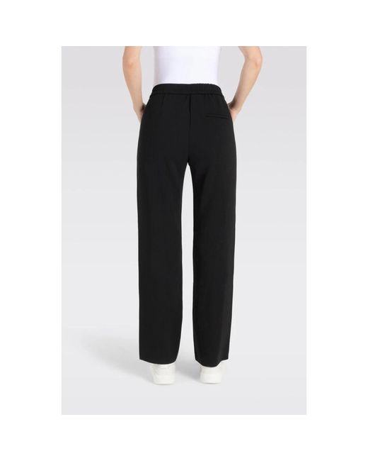 M·a·c Black Straight Trousers