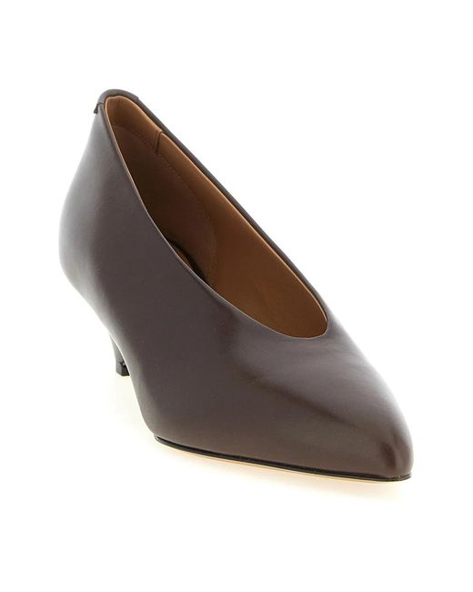 Jil Sander Brown Pumps