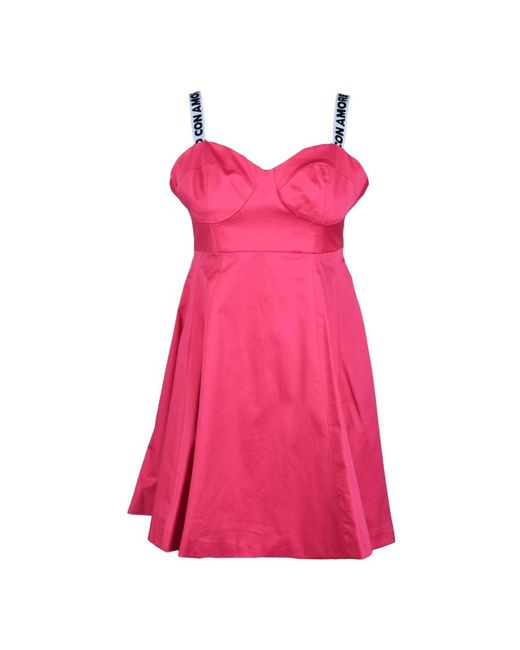 Vestido De Algodón Y Elastano Para Mujer, Mujer, Talla Giulia N Couture de color Pink