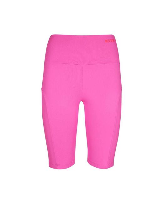 Running Tights MSGM de color Pink