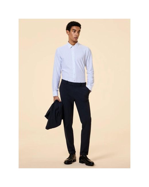 Suit Trousers Rrd de hombre de color Blue