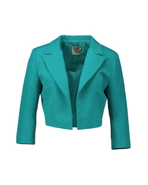 Elegante giacca bolero verde per donne di Rinascimento in Green