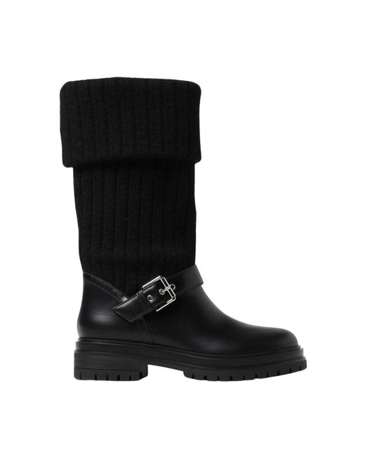 Gianvito Rossi Black Schwarze Leder-Stiefeletten