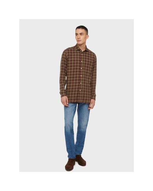 Boglioli Blue Slim Fit Jeans for men