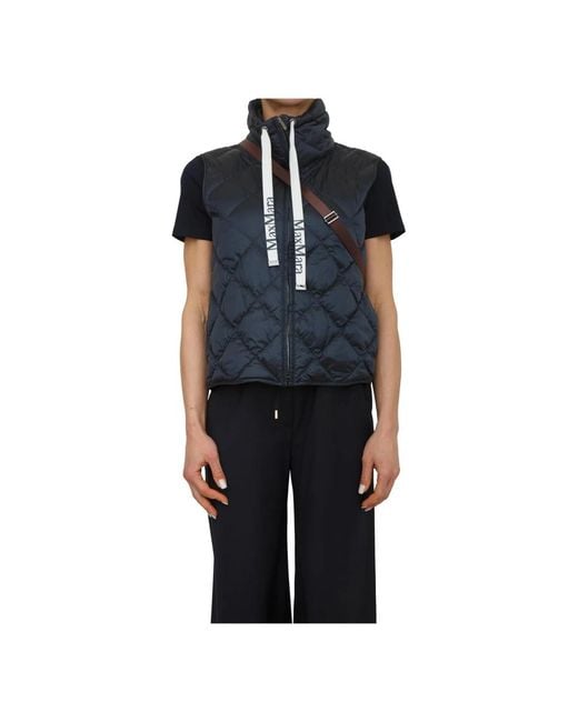Max Mara Black Waistcoats