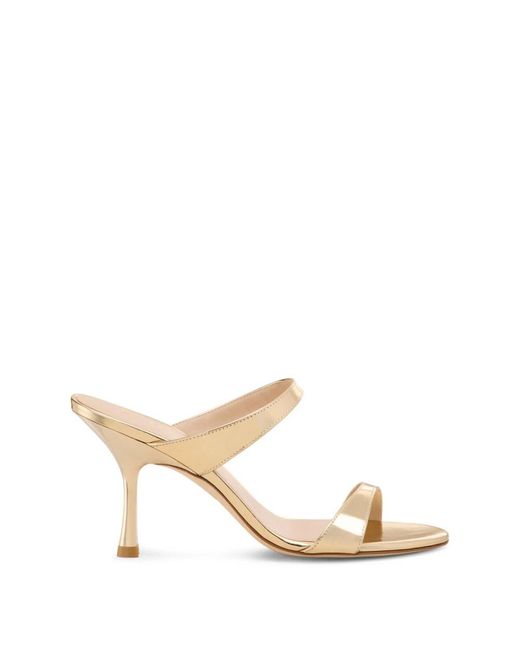 Stuart Weitzman Metallic Nudist Slide 85