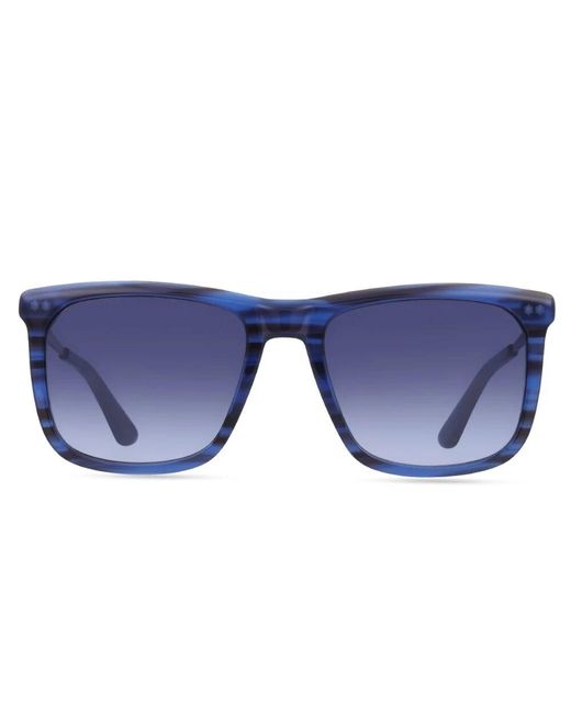 Calvin Klein Quadratische acetat-sonnenbrille ck22536s in Blue für Herren