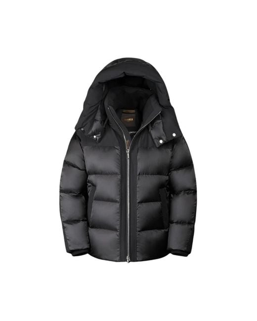 Moorer Jassen ,Zwart ,Agordo Shk Jacket in het Black voor heren
