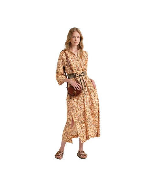 Maliparmi Metallic Midi Dresses