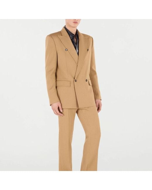 Roberto Cavalli Natural Blazers for men