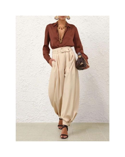 Zimmermann Natural Tapered Trousers
