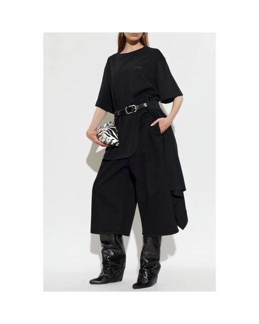 The Attico Black Cropped Jeans
