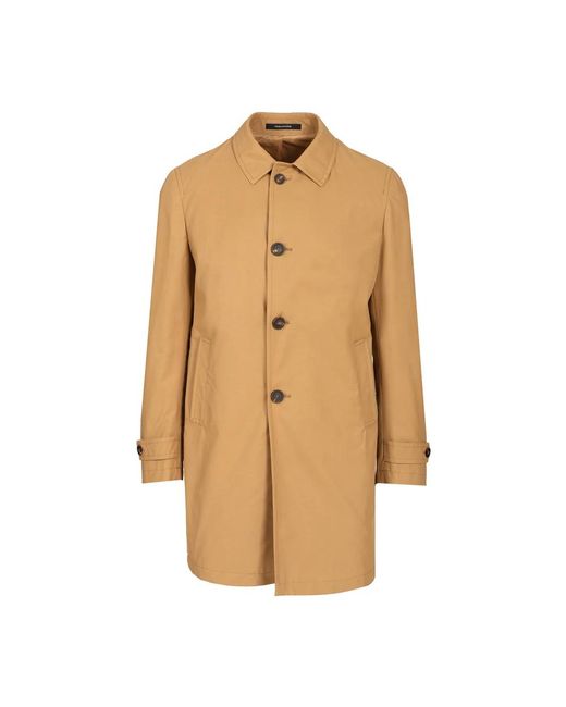 Tagliatore Natural Single-Breasted Coats for men
