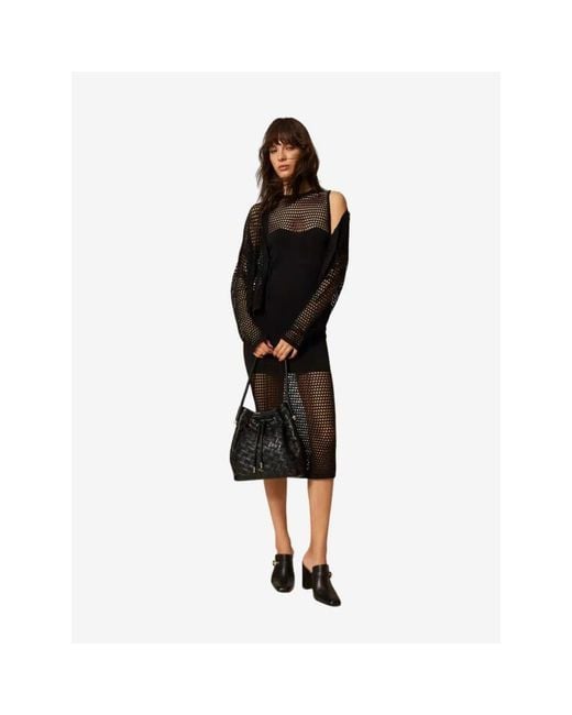 Cardigans Twinset de color Black