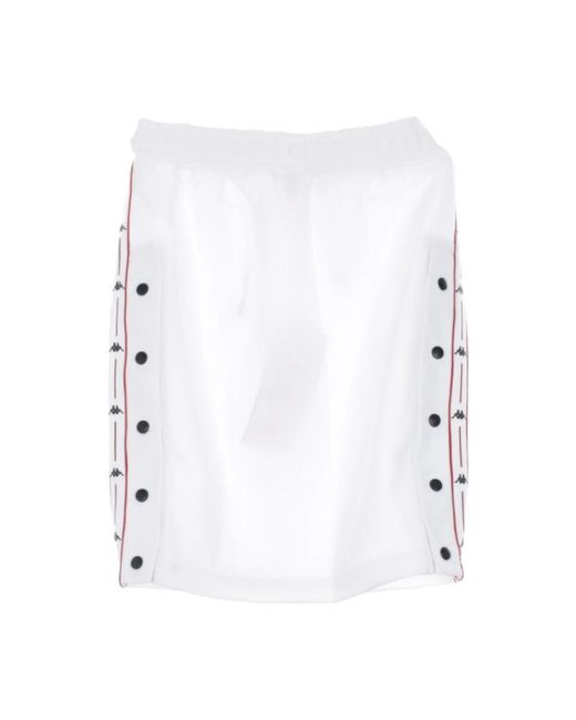 Kappa White Short Skirts