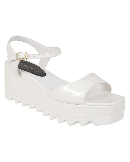 Stella McCartney White Wedges