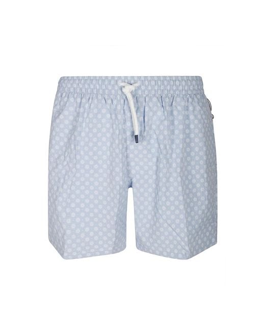 Fedeli Blue Beachwear for men