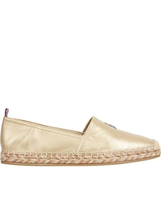 Espadrilles Tommy Hilfiger de color Natural