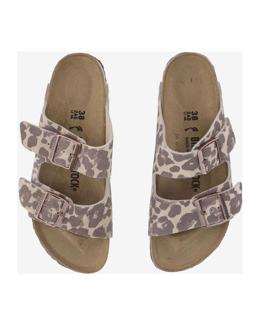 Birkenstock Brown Sliders