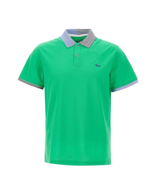 Harmont & Blaine Green Polo Shirts for men