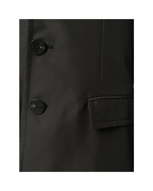Neil Barrett Jassen ,Zwart ,Zwarte Klassieke Jas in het Black voor heren