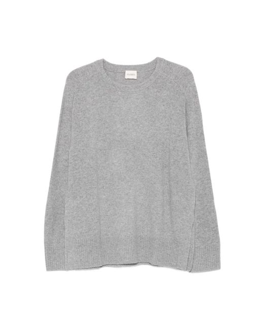 Closed Gray Round-Neck Knitwear