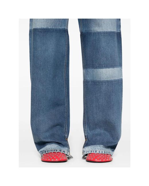 Gucci Blue Straight Fit Jeans