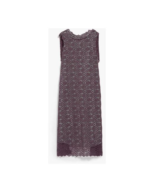Weekend by Maxmara Purple Spitzenüberlagerung grünes kleid