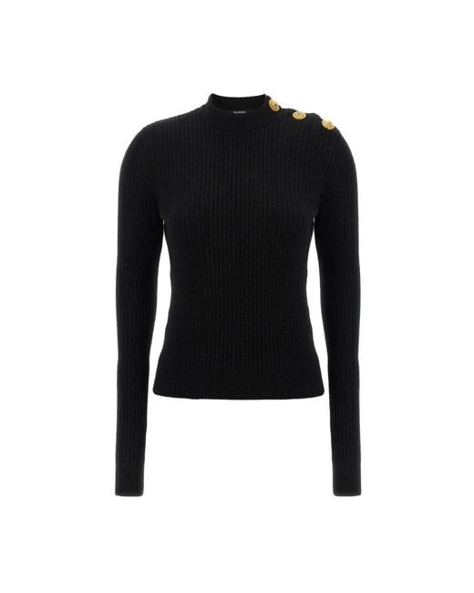 Balmain Black Turtlenecks