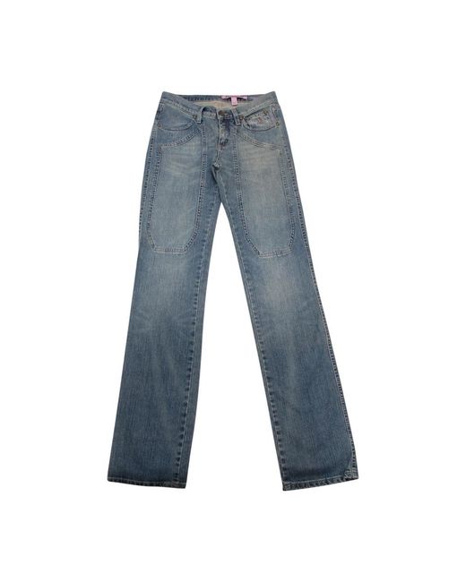 Jeckerson Blue Straight Fit Jeans