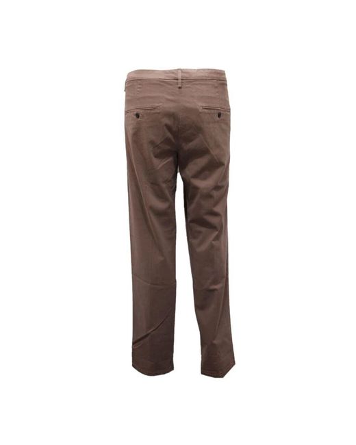 Dondup Baumwollmischung Hose Modello in Brown für Herren