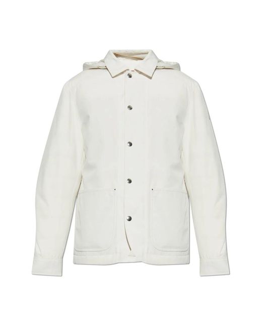 Moncler White Down Jackets for men