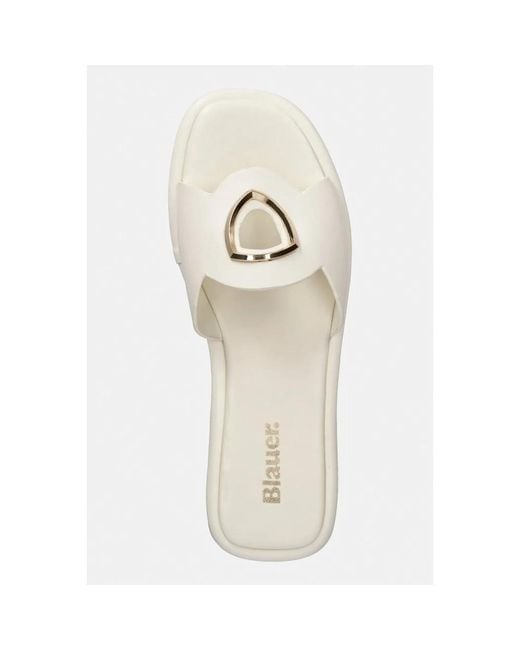 Sliders Blauer de color White