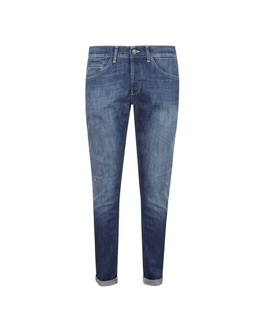Dondup Blue Slim Fit Jeans for men