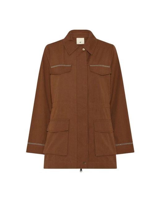 Heartmade Brown Light Jackets