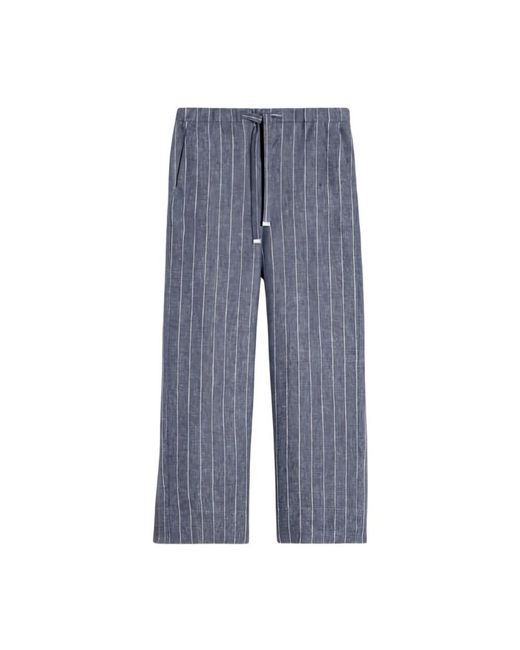 Max Mara Blue Wide Trousers