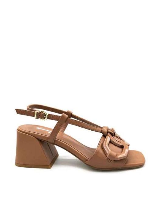 Flat sandals Jeannot de color Brown