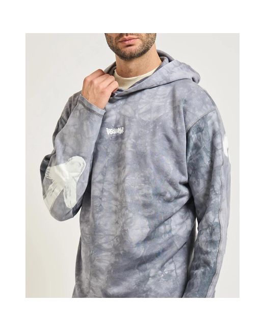 DISCLAIMER Hoodies in het Blue voor heren