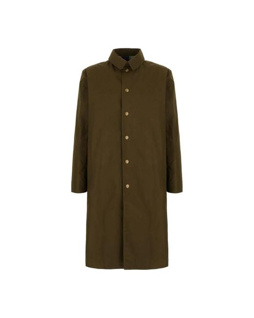 A.P.C. Green Single-Breasted Coats for men