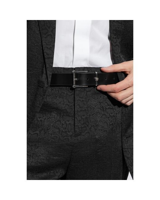 Versace Ledergürtel in Black für Herren