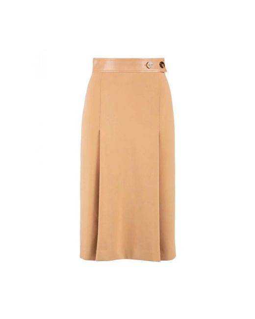 Nenette Natural Midi Skirts