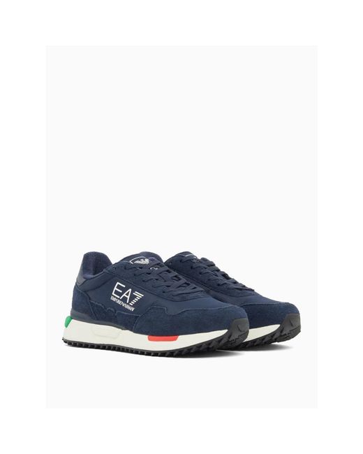 EA7 Blue Sneakers for men