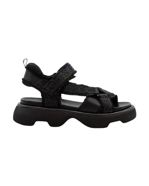 Flat Sandals Jeannot de color Black