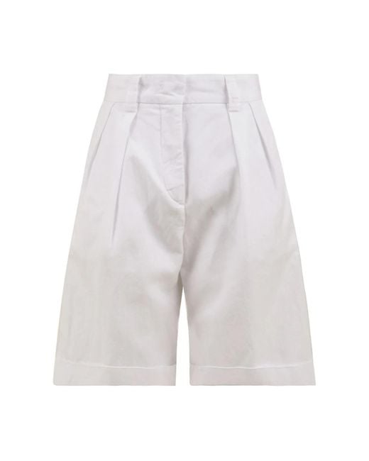 Aspesi White Casual Shorts