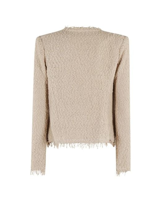 IRO Tweed Jassen in het Natural
