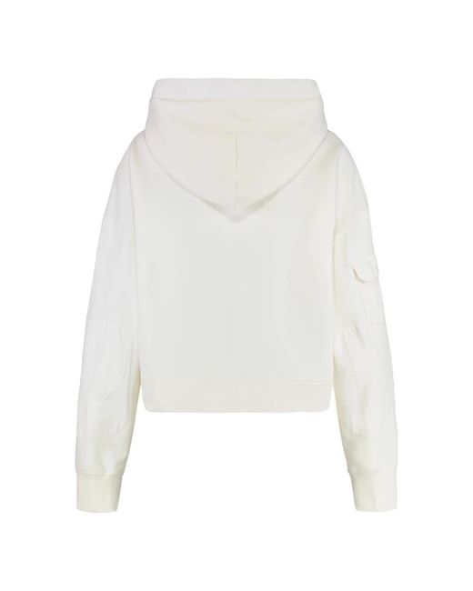 Canada Goose Hoodies in het White