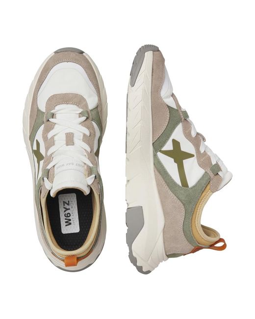 W6yz Metallic Sneakers for men