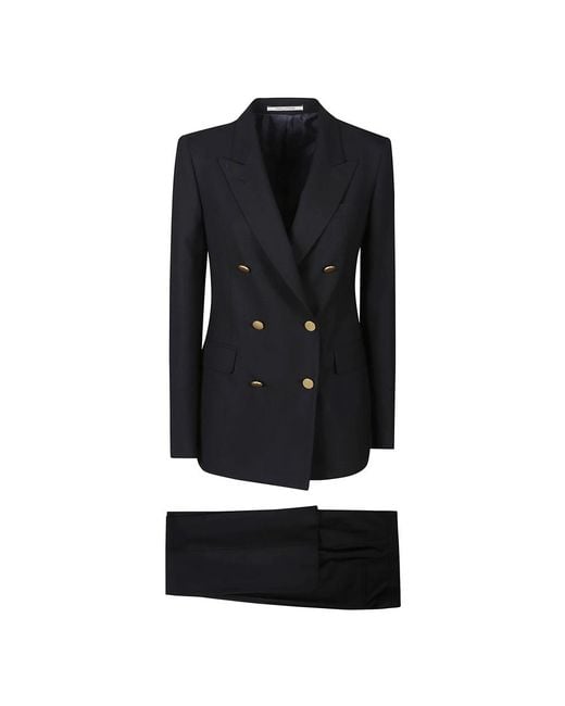Tagliatore Kostuums ,Blauw ,Suit in het Black